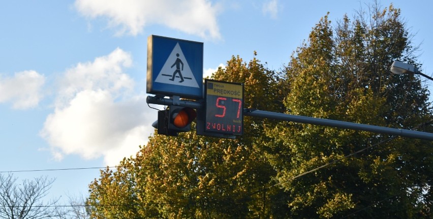 Radarowy wyświetlacz prędkości w Bolesławiu