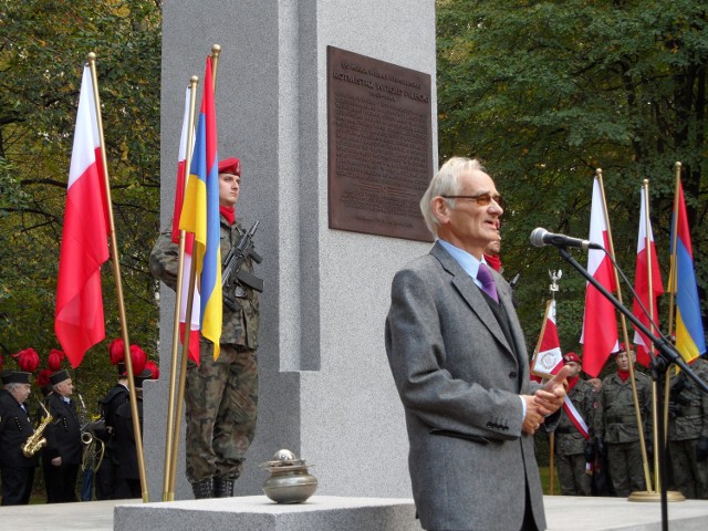 W Uroczystościach uczestniczył syn rotmistrza - Andrzej Pilecki