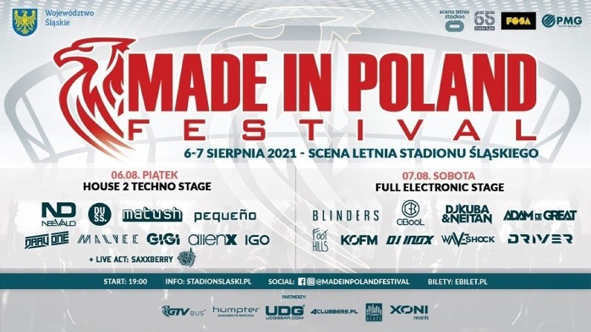 Made in Poland Festival

W piątek i sobotę, 6-7 sierpnia na...