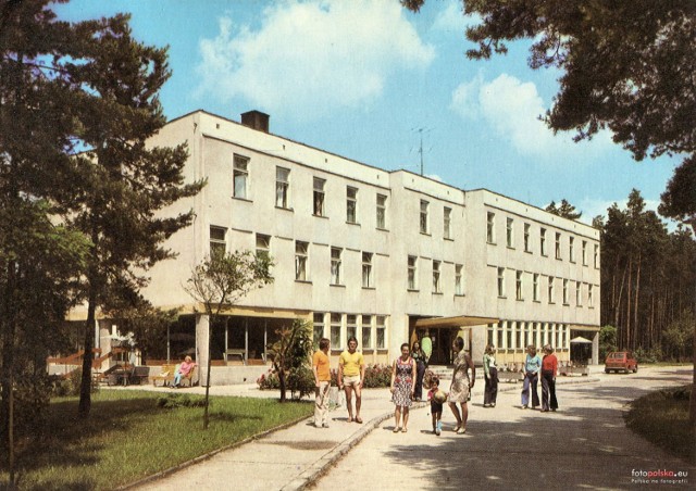 Ośrodek Wczasowy Justynka w Mierzynie pod Międzychodem. Zdjęcie z czasów świetności ośrodka.