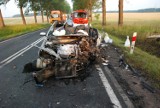 Tragiczny wypadek koło Słupska. Nie żyje kierowca samochodu