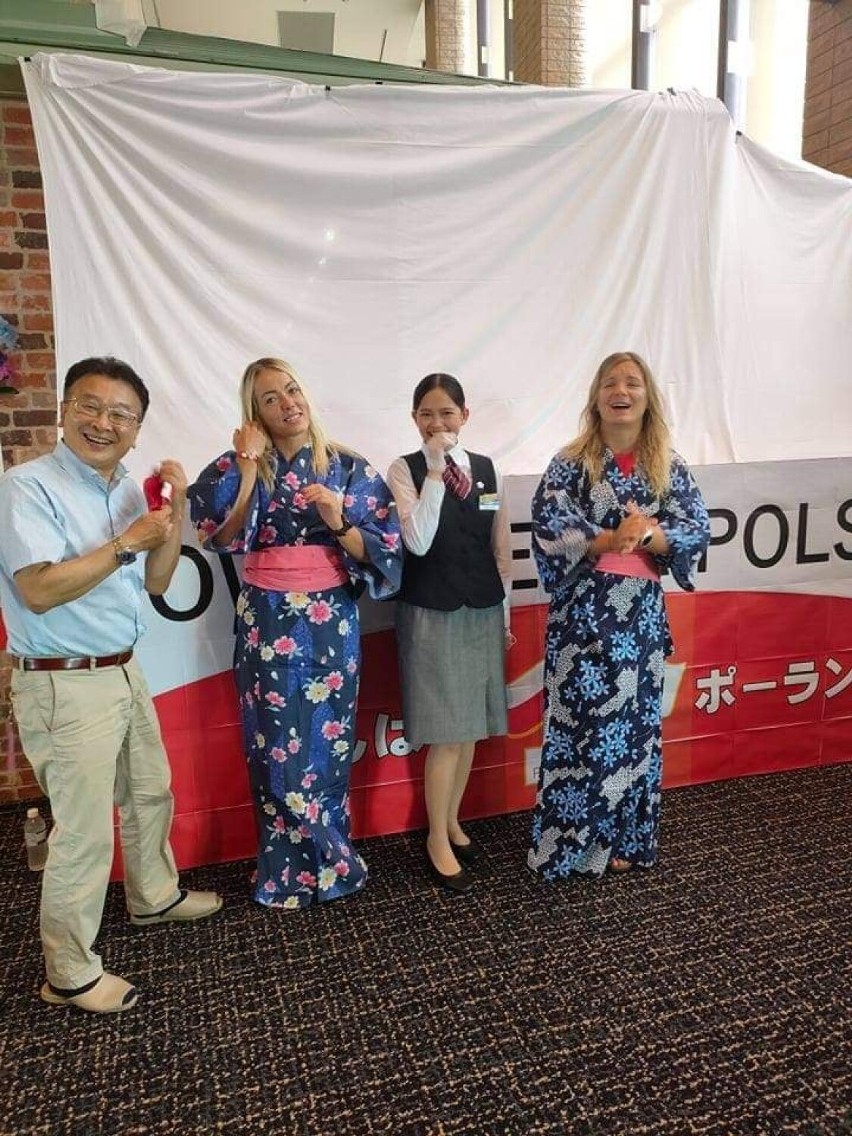 Marta Walczykiewicz w Japonii pływa, biega i przymierza kimona