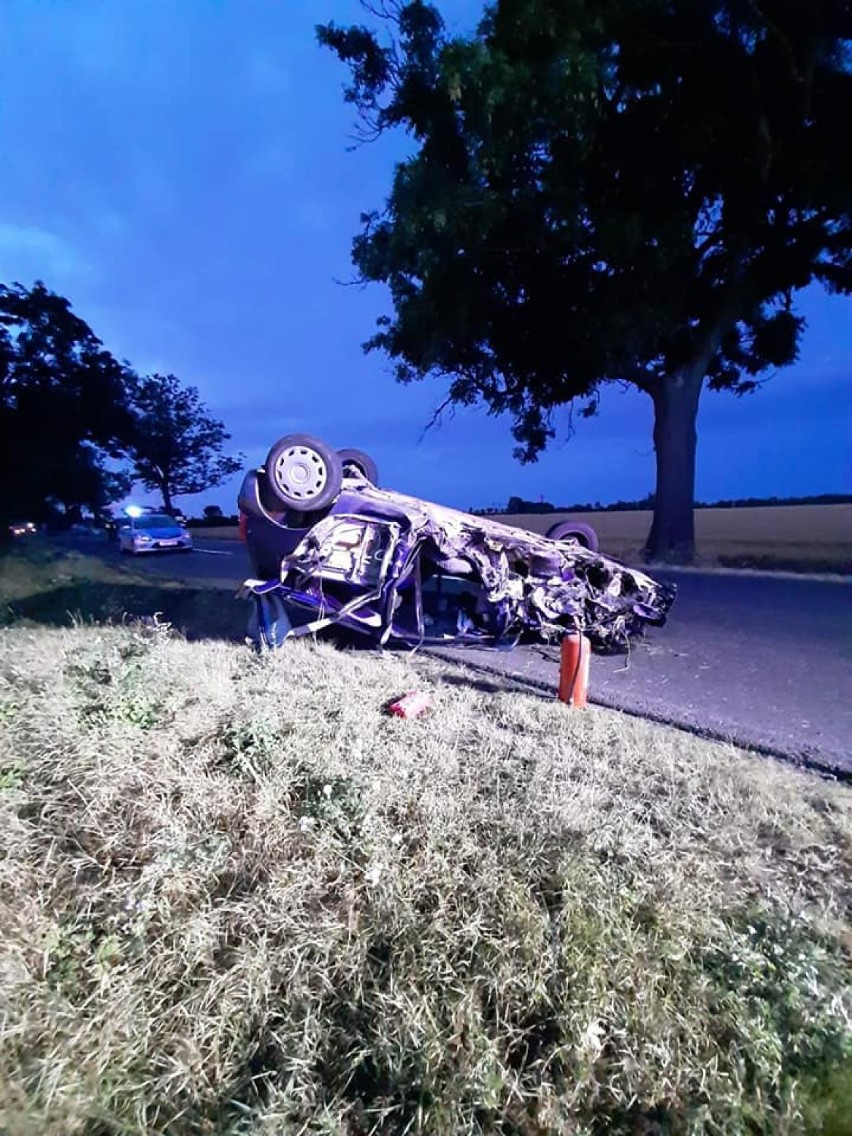 Groźny wypadek między Niechanowem a Witkowem. Jedna osoba...