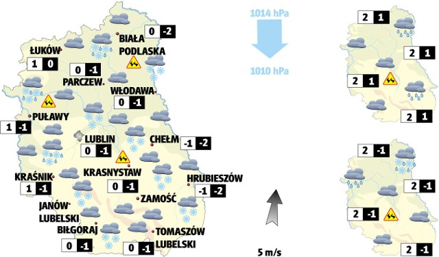 Prognoza pogody na 25 stycznia