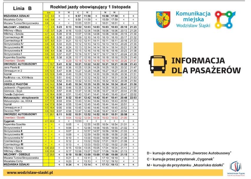 Zmiany w kursowaniu autobusów w Wodzisławiu Śląskim. Będą bezpłatne linie cmentarne