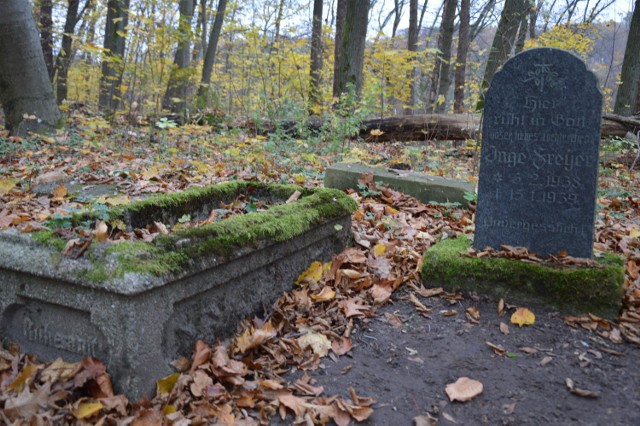 Dawny cmentarz ewangelicki w Łagowie.