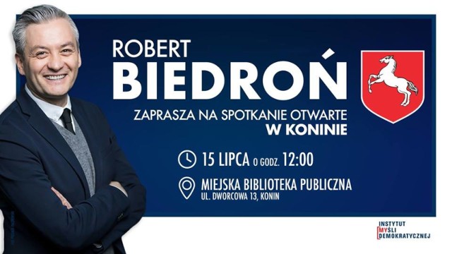 Robert Biedroń w Koninie