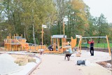 Nowy plac zabaw w parku na Młynku