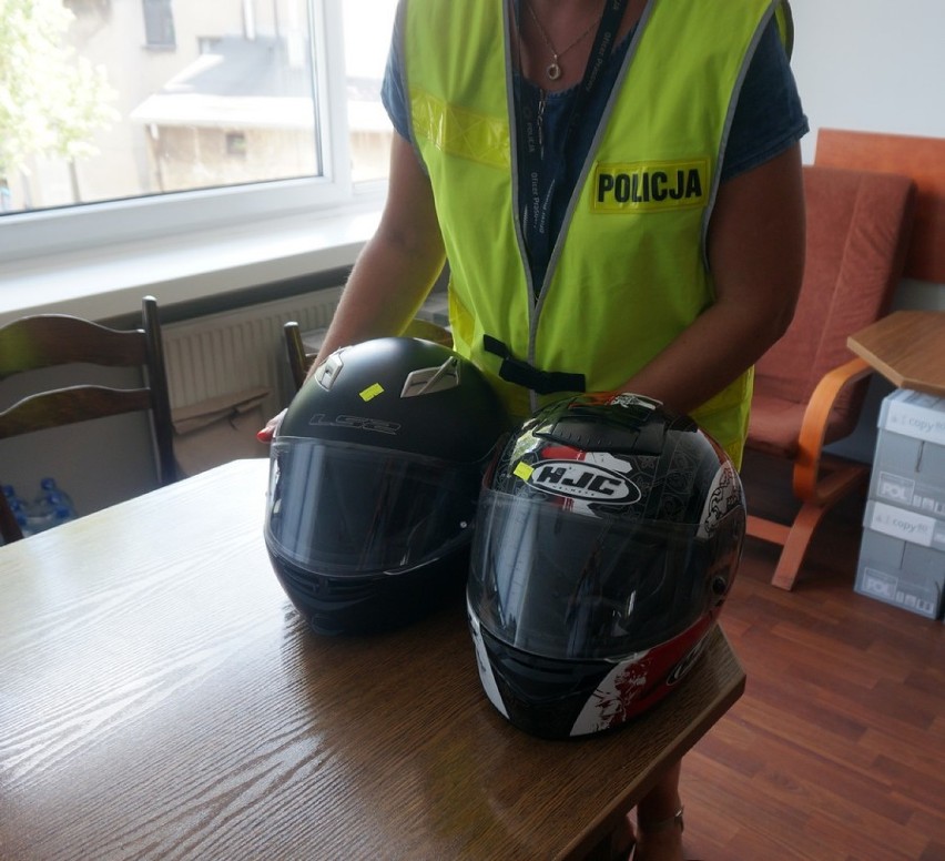 Policja w Lublińcu ujęła złodzieja. Skradzione kaski znalazły się w lombardzie