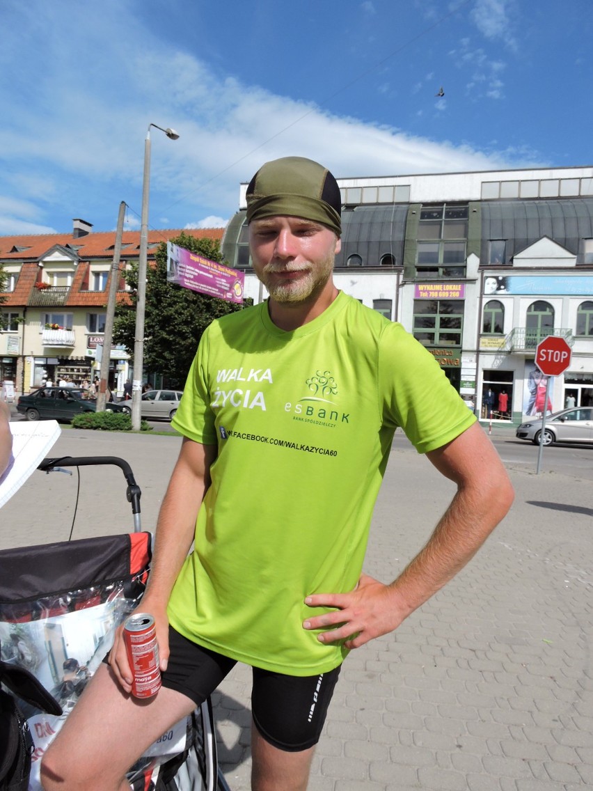 Walka życia - Kuba Kacprzak dotarł do Bielska.