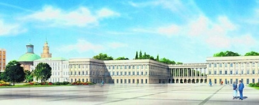 Tak miałby wyglądać Pałac Saski po odbudowie.