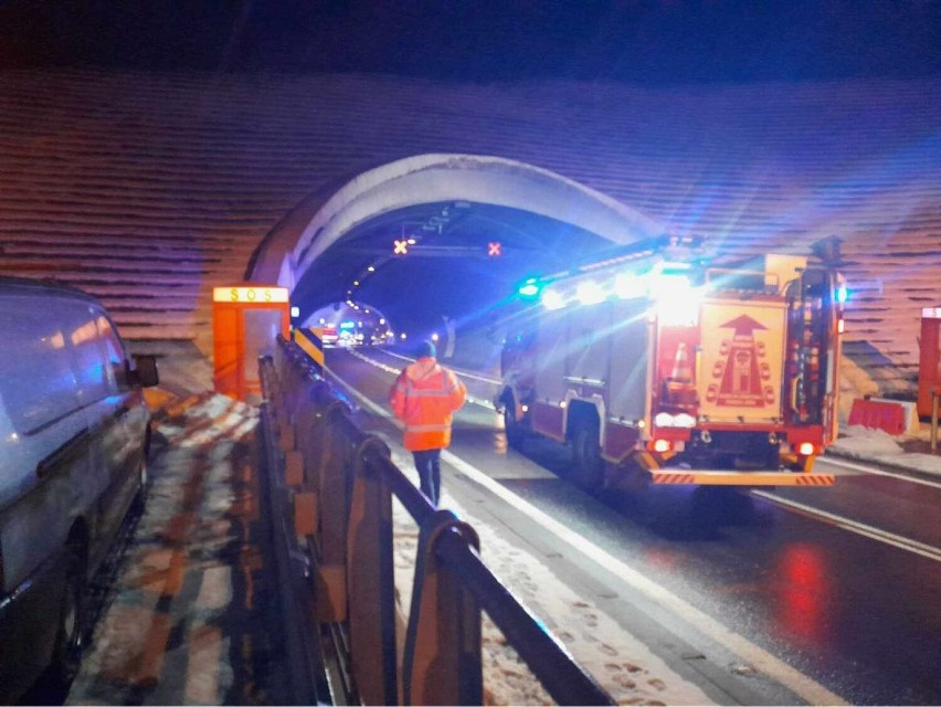Wypadek w tunelu w Lalikach