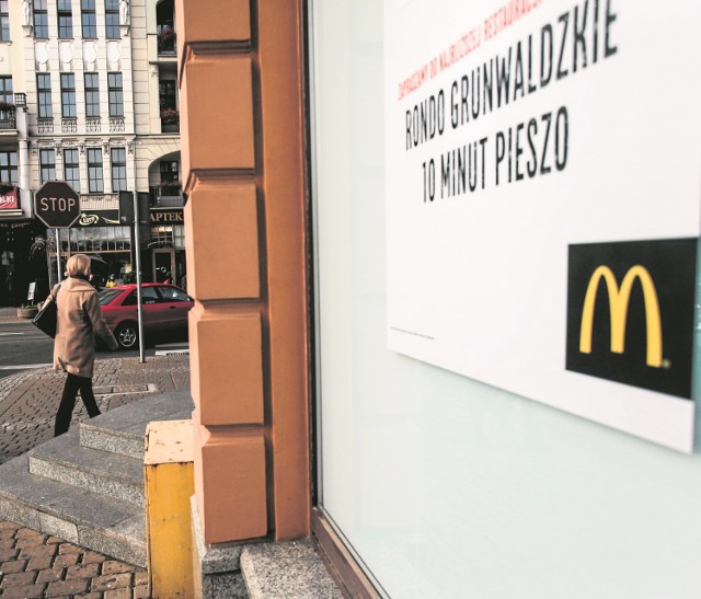 McDonald’s przy Gdańskiej, niedaleko placu Wolności, to od minionego weekendu przeszłość