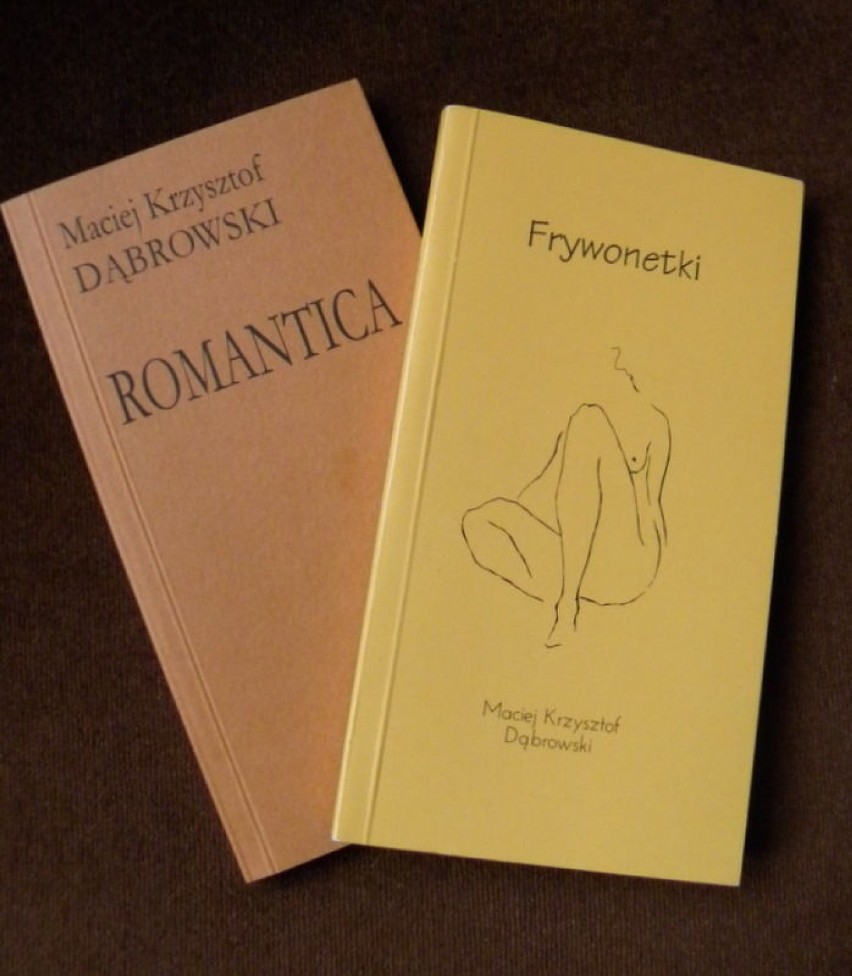 Tomiki wierszy "Romantica" i "Frywonetki".