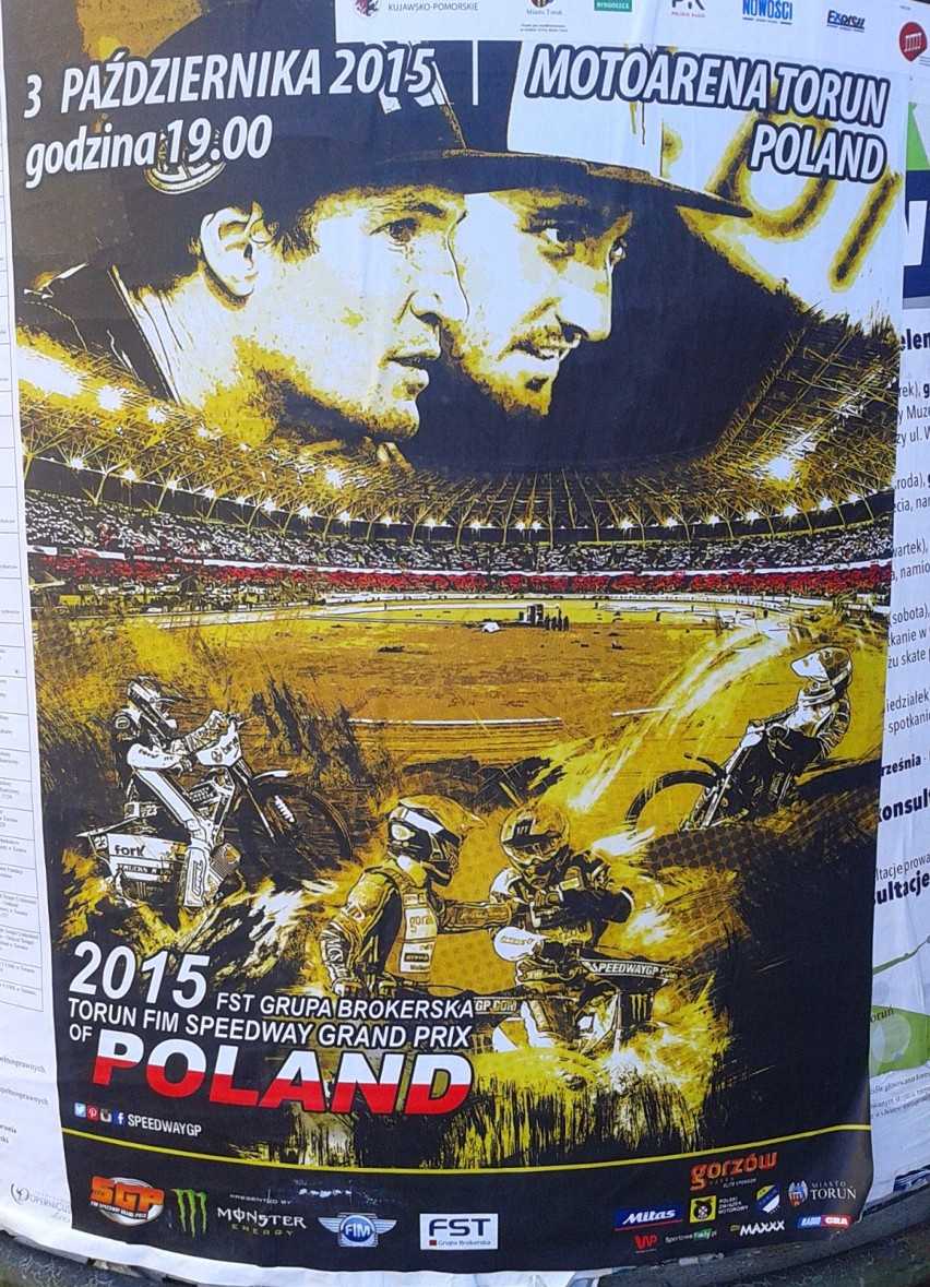 Kibice przed Grand Prix Polski w Toruniu 2015