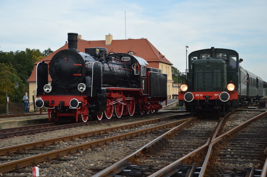 Pociąg retro przyjechał do Żagania w sobotę 3 października....