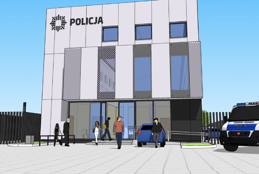 Nowa siedziba tucholskiej policji [wizualizacja]