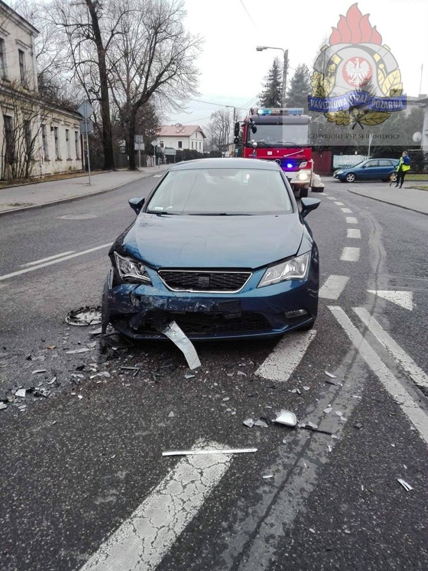 Niebezpiecznie na drogach. Wypadek na Piłsudskiego