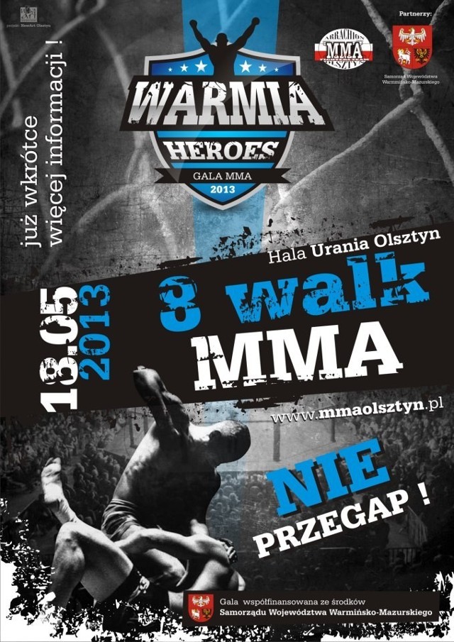 Organizatorzy zapraszają wszystkich fanów mma do obejrzenia 9 walk, które z pewnością rozgrzeją wszystkich zgromadzonych w hali do czerwoności.

Zobacz: 18 kwietnia 2. kolejka Superligi MSW. Czy Arrachion Olsztyn odrobi straty?