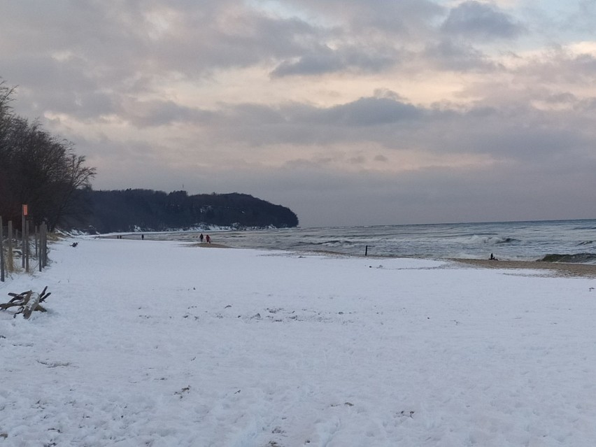 Zimowy spacer o Chłapowie. W gminie Władysławowo, Rudniku i na plaży w Chłapowie biało! Wybierz się z nami na przechadzkę! | ZDJĘCIA
