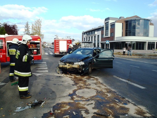 Wypadek w Koźminie