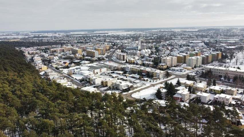 Wągrowiec i okolica widziane z góry. Niezwykłe fotografie wykonane z drona 