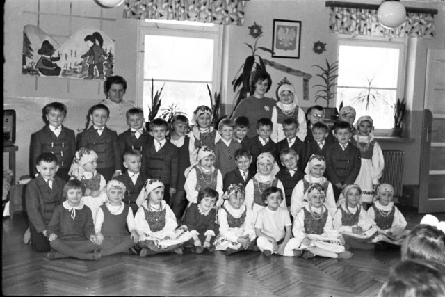 Sieradzkie przedszkolaki w latach sześćdziesiątych