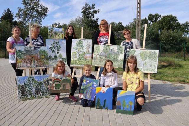 Plener malarski w Wołuszewie