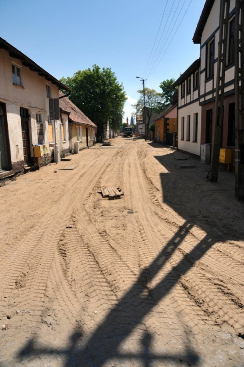 Remont ulicy Sprzymierzeńców w Ustce - FOTO