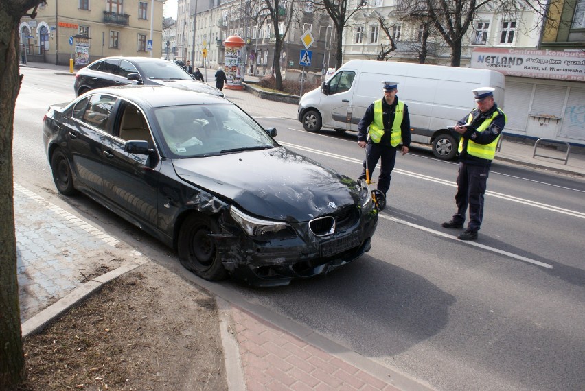 Wypadek na ulicy Górnośląskiej w Kaliszu. Dwie osoby zostały...