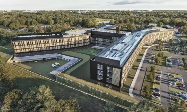 Tak miał wyglądać nowy szpital miejski w Gliwicach. Czy projekt nowoczesnego szpitala przy Kujawskiej zostanie zastąpiony kolejnym?