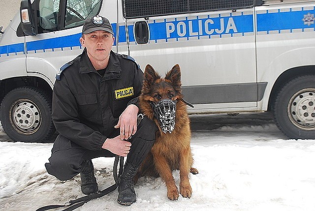 Komenda Powiatowa Policji w Lubaczowie zyskała nowego "funkcjonariusza". Jest nim 2-letni owczarek niemiecki, który wabi się Rudolf. Przewodnikiem psa jest funkcjonariusz Zespołu Patrolowo-Interwencyjnego lubaczowskiej komendy, sierż. sztab. Łukasz Kudyba. Po niespełna 6-miesięcznym szkoleniu w Sułkowicach, przewodnik wraz z psem powrócili do Lubaczowa, aby podjąć wspólną służbę.

Pożar baru i ewakuacja bloku w Lubaczowie [zdjęcia]