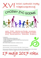 XVI Dzień Godności Osoby Niepełnosprawnej - Chcemy żyć godnie 