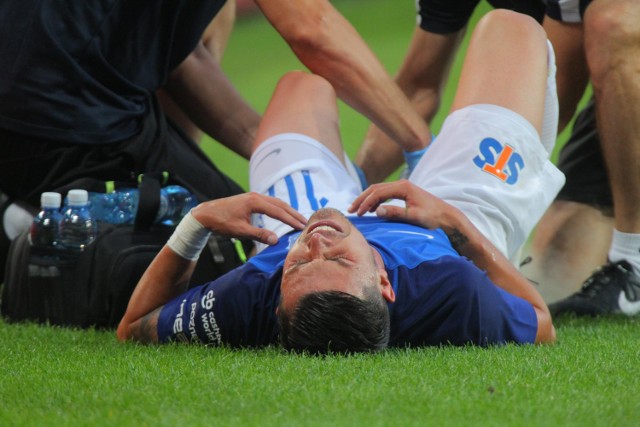 Jevtić został kontuzjowany kilka minut o tym, gdy zdobył gola.