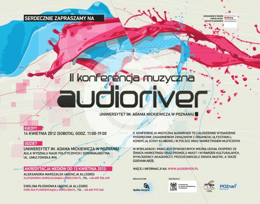 Przyjdź na II Muzyczną Konferencję Audioriver i sprawdź, jak zrobić festiwal [ZDJĘCIA, PROGRAM]