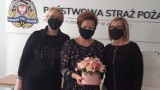 Uroczyste pożegnanie wieloletniej pracownicy KP PSP w Radomsku. Pani Krysia była niezastąpiona