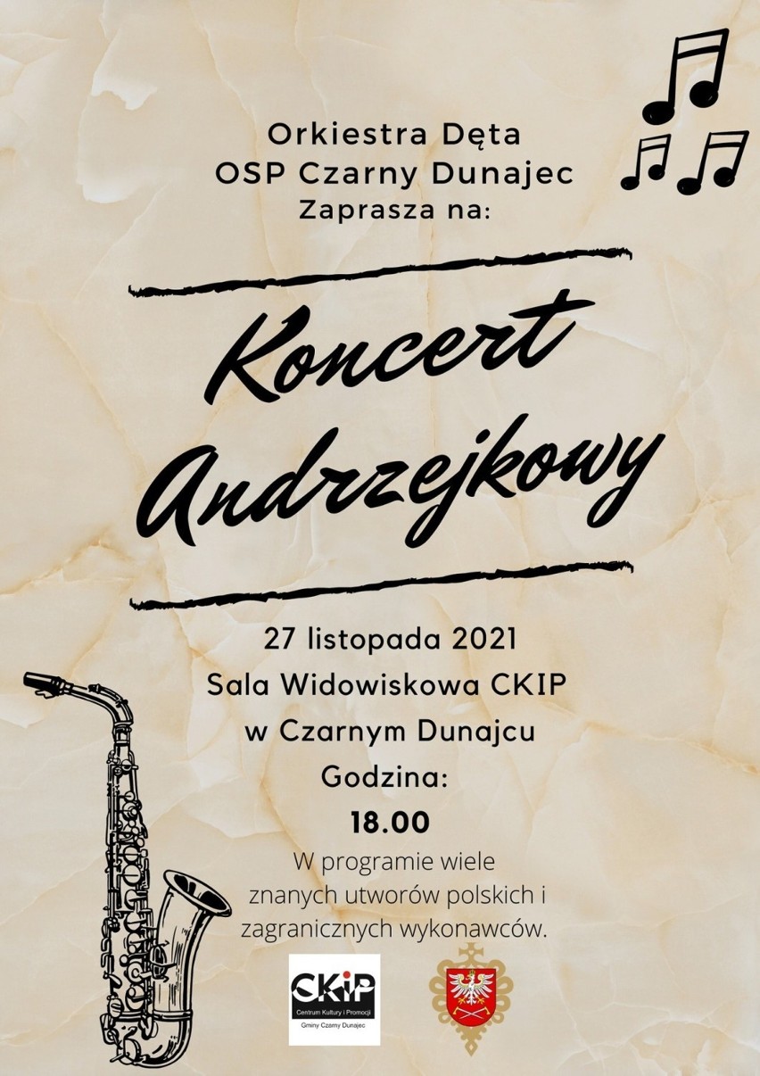Na wyjątkowy koncert andrzejkowy zaprasza orkiestra dęta OSP...