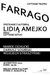 Spotkanie z autorką sztuki &quot; Ferrago&quot; - Lidią Amejko