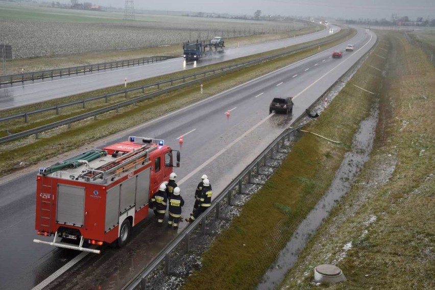 Groźna kolizja na trasie S-5 na wysokości Zdziechowy