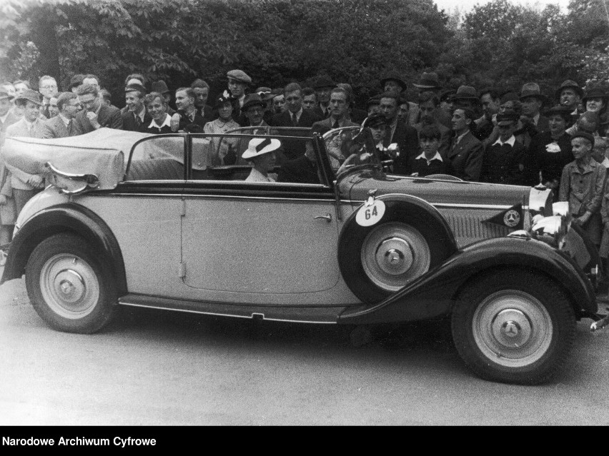 Konkurs piękności samochodów, 1937 rok.