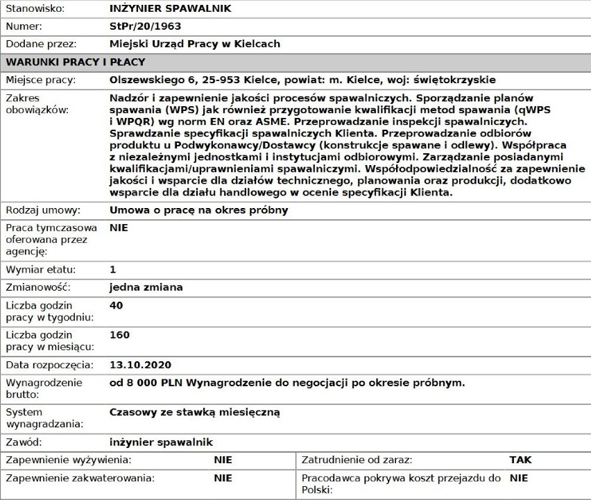 Zobacz oferty pracy z najwyższymi zarobkami w Kielcach [TOP 20] 