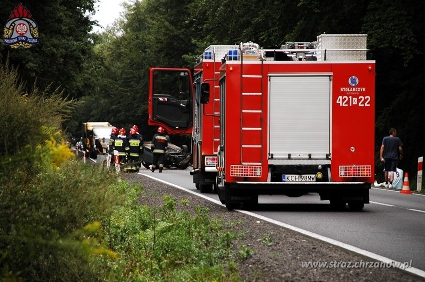 Wypadek w Zagórzu pod Chrzanowem