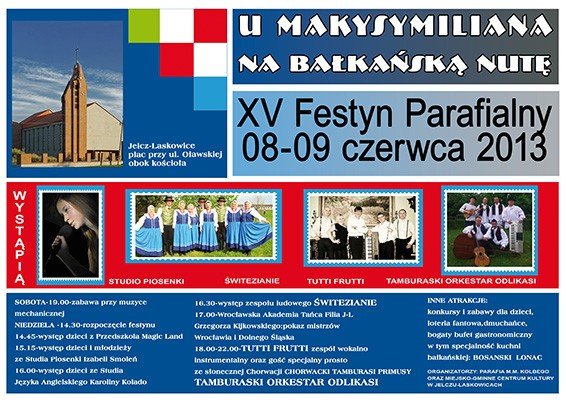 Jelcz-Laskowice: Parafialny festyn &quot;U Maksymiliana&quot; (PROGRAM) |  Jelcz-Laskowice Nasze Miasto