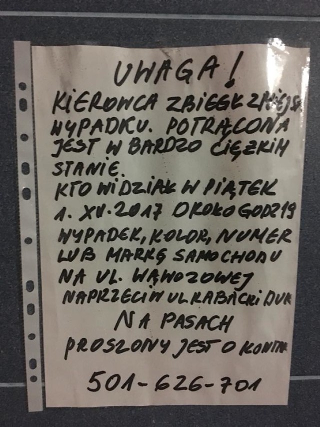 Potrącił 60-latkę i uciekł. Kobieta walczy o życie, a rodzina prosi o pomoc