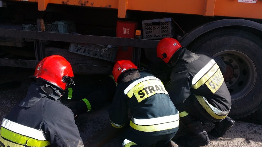 Interwencja strażaków na ul. Morawskiego