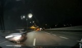 Niebezpieczne manewry na DTŚ w Gliwicach. Kierowca jechał pod prąd! Na nagraniu zarejestrowano dramatyczne zachowanie 