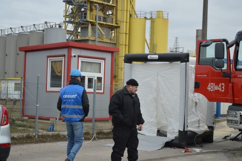 Wyciek amoniaku w Skarżysku! Strażacy wyznaczyli strefę ochronną
