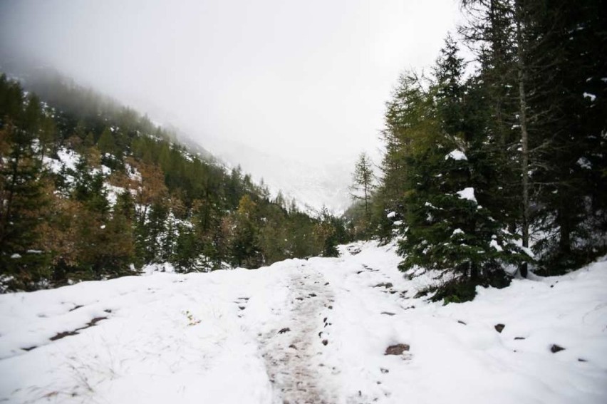 Październikowa zima w Tatrach [ZDJĘCIA, WIDEO]