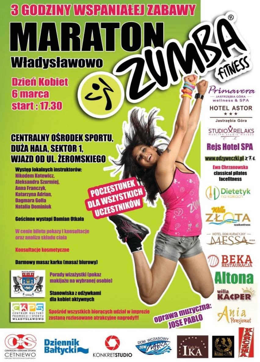 Maraton Zumba Fitness Władysławowo to propozycja dla...