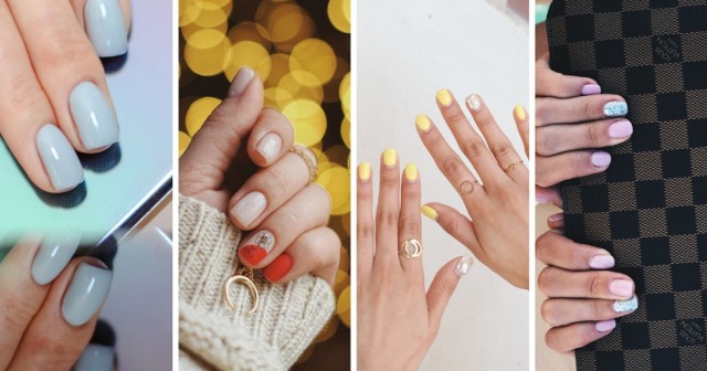 Krótkie paznokcie - modne wzory i kolory